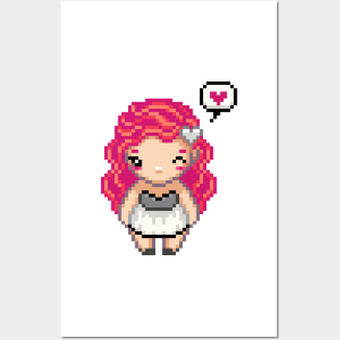 Pixel Love <3 Posters and Art